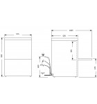 Lave Vaisselle Professionnel Frontale Adoucisseur MBM Panier 50x50