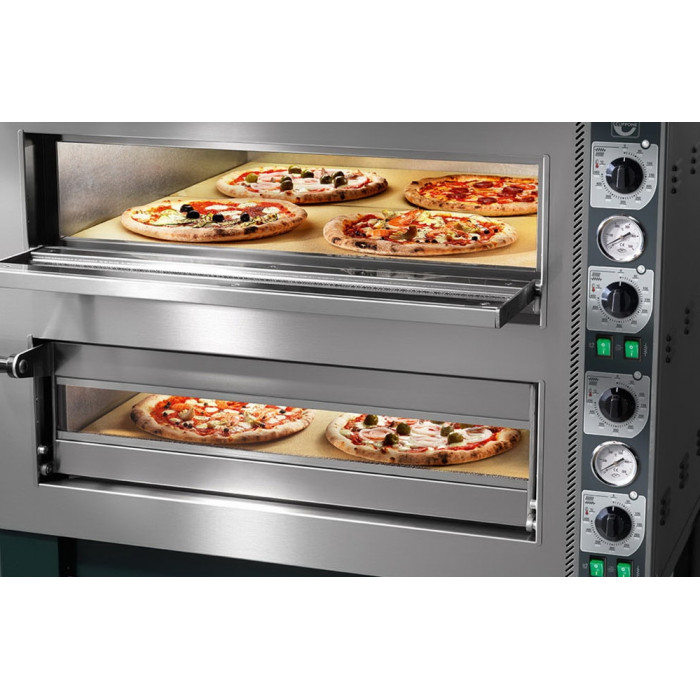 Four à pizza électrique à pierre réfractaire rotative : Devis sur  Techni-Contact - four à carte électronique
